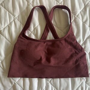 Women's Ribbed Lounge Bra - Rose